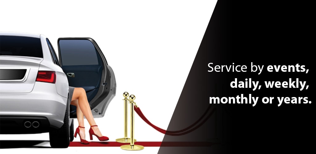 Service by events, daily, weekly, monthly, or years.