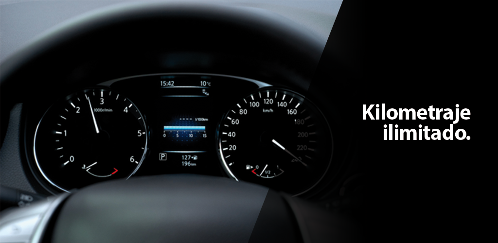 Kilometraje ilimitado en la renta de autos con chofer