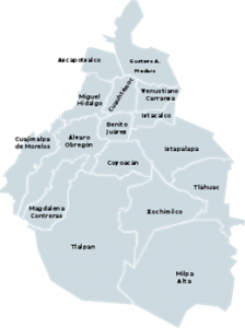 Mapa de la CDMX CDMX
